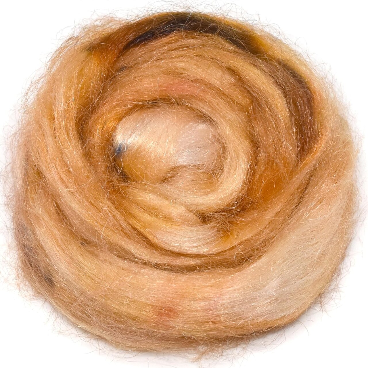 FIRESTAR Nylon Fiber for Spinning, Blending, Dyeing, Felting and Doll Making. Trilobal Nylon Combed Top